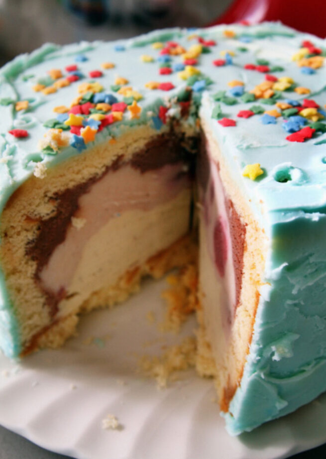 Ice Cream Celebration Cake