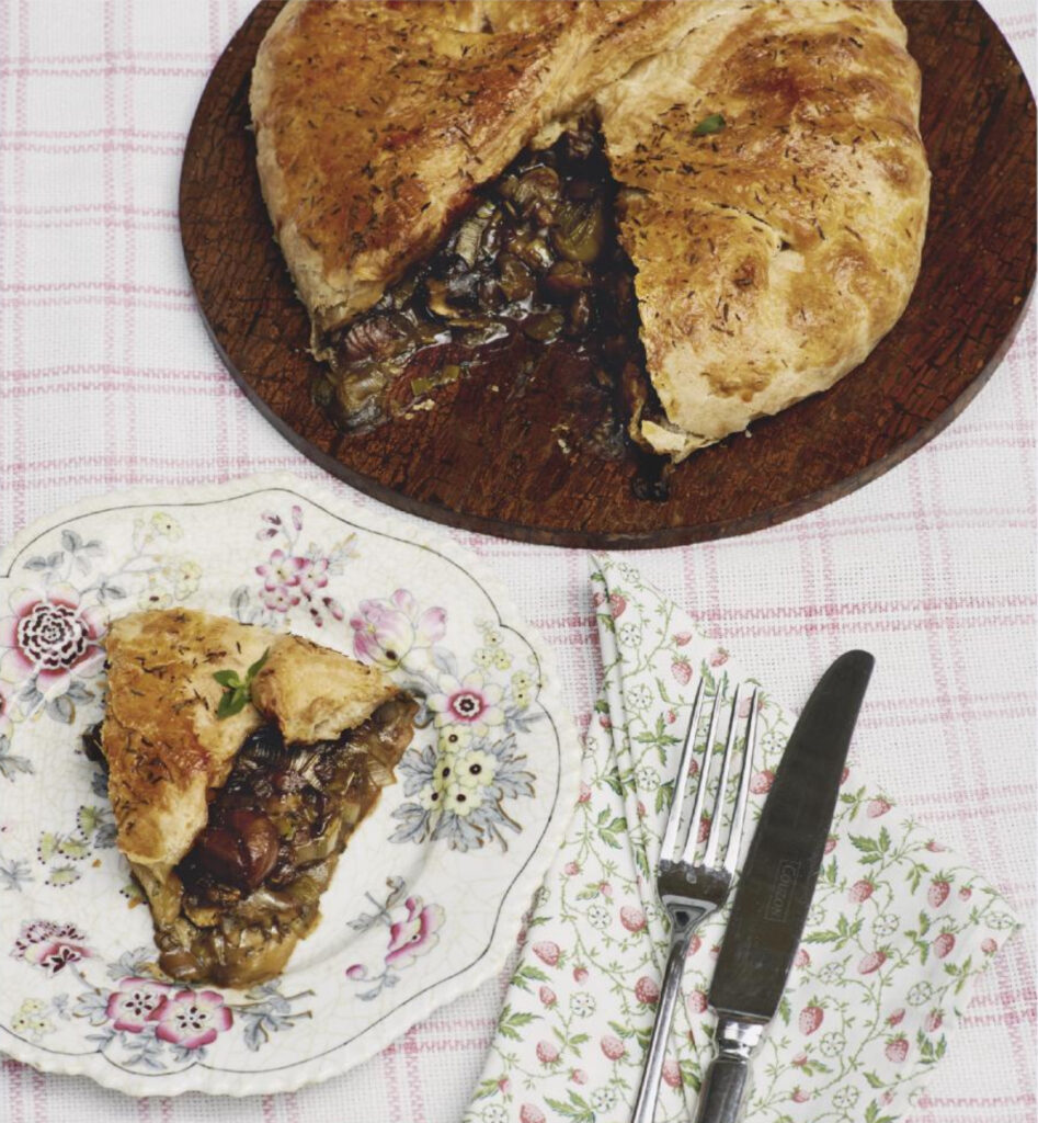 Mushroom and Chestnut Pie